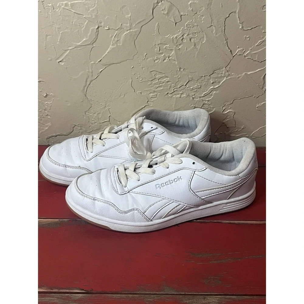 Reebok Classic Galaxy 7 Run Sneakers Mens sz.6 White Leather Comfort Retro Shoes